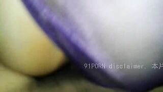 肏穿紫色情趣内衣老婆 -3